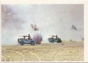 1966 Topps The Rat Patrol #29 The jeeps raced across the desert with the Front