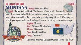 2000 Doral Celebrate America The 50 States #41 Montana Back