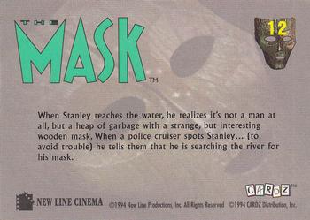 1994 Cardz The Mask #12 The Mask Back