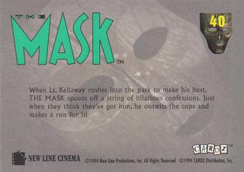 1994 Cardz The Mask #40 Run For It! Back