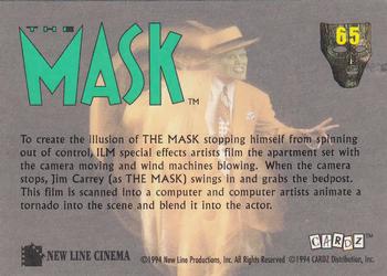 1994 Cardz The Mask #65 THE MASK Transformation II Back