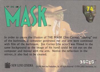 1994 Cardz The Mask #74 Sssmmokin' II Back