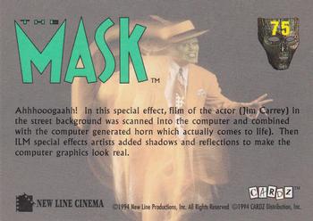 1994 Cardz The Mask #75 Aaaoogah I Back