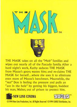 1994 Cardz The Mask #96 THE MASK RETURNS #2 Back