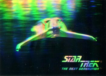 1992 Impel Star Trek: The Next Generation - Holograms #01H Klingon Bird-of-Prey Front