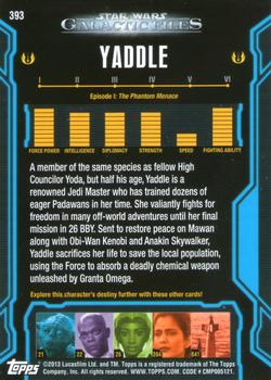 2013 Topps Star Wars: Galactic Files Series 2 #393 Yaddle Back