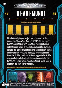 2013 Topps Star Wars: Galactic Files Series 2 #427 Ki-Adi-Mundi Back