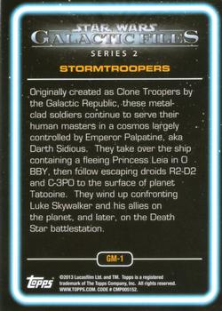 2013 Topps Star Wars: Galactic Files Series 2 - Galactic Moments #GM-1 Stormtroopers Back