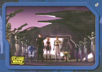 2008 Topps Star Wars The Clone Wars Stickers #73 Allies in attendance Front