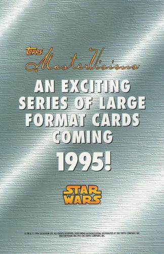 1995 Topps MasterVisions Star Wars - Promos #NNO Bounty Hunters Back