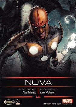 2013 Rittenhouse Legends of Marvel: Nova #L2 Nova Back