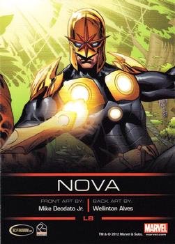 2013 Rittenhouse Legends of Marvel: Nova #L8 Nova Back