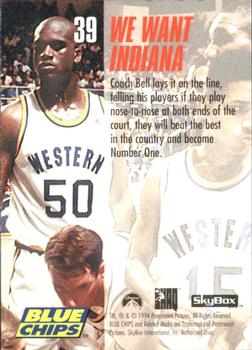 1994 SkyBox Blue Chips #39 We Want Indiana Back