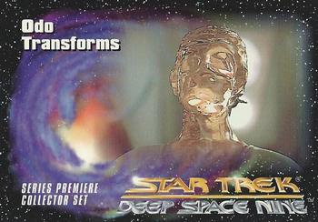1993 SkyBox Star Trek: Deep Space Nine Premier #05 Odo Transforms Front