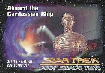 1993 SkyBox Star Trek: Deep Space Nine Premier #16 Aboard the Cardassian Ship Front