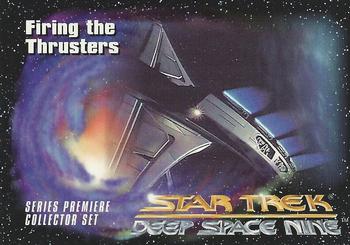 1993 SkyBox Star Trek: Deep Space Nine Premier #27 Firing the Thrusters Front