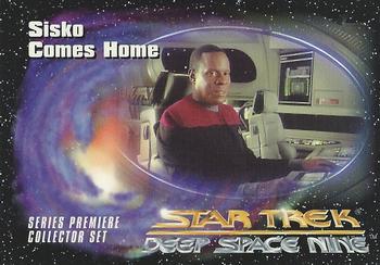 1993 SkyBox Star Trek: Deep Space Nine Premier #46 Sisko Comes Home Front