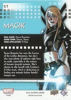 2013 Upper Deck Marvel Now! - Foil #57 Magik Back