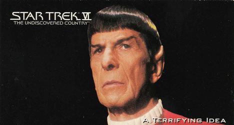 1994 SkyBox Star Trek VI The Undiscovered Country Cinema Collection #05 A Terrifying Idea Front