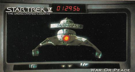 1994 SkyBox Star Trek VI The Undiscovered Country Cinema Collection #15 War Or Peace Front