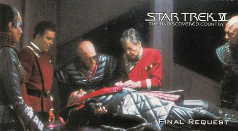 1994 SkyBox Star Trek VI The Undiscovered Country Cinema Collection #16 Final Request Front