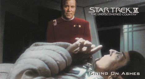 1994 SkyBox Star Trek VI The Undiscovered Country Cinema Collection #51 Dining On Ashes Front