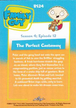 2011 Leaf Family Guy Seasons 3, 4 & 5 #BS24 The Perfect Castaway Back