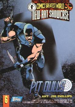 1994 Topps/Dark Horse Comics Comics' Greatest World #6 Pit Bulls Back