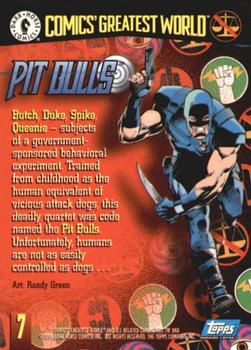 1994 Topps/Dark Horse Comics Comics' Greatest World #7 Pit Bulls Back
