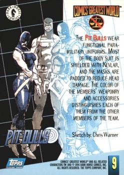 1994 Topps/Dark Horse Comics Comics' Greatest World #9 Pit Bulls Back