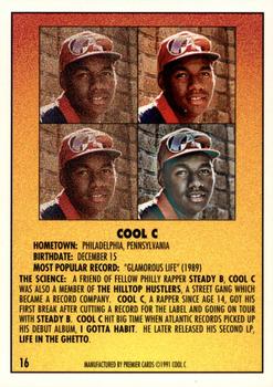 1991 Premier Rap Pack #16 Cool C Back