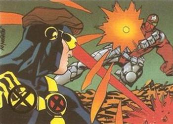 1995 Roy Rogers X-Men Timegliders #1 Cyclops / Commando Front