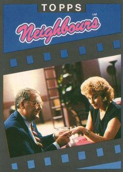 1988 Topps Neighbours Series 1 #6 An old-fashioned romance on Ramsey Street Front