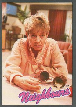 1988 Topps Neighbours Series 2 #37 Poor Eileen Clarke (Myra de Groot) turns to tranqu Front