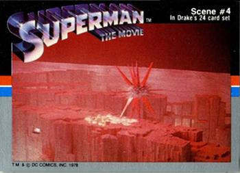1978 Drake's Cakes Superman: The Movie #4 Superman: The Movie. Scene #4 Front