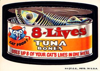 1973 Topps Wacky Packages 2nd Series #NNO 8-Lives Tuna Bones Front
