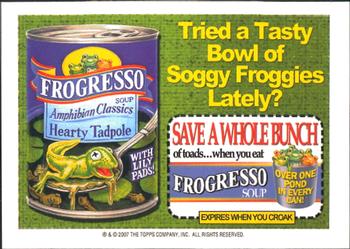 2007 Topps Wacky Packages All-New Series 5 #40 Murky Oily Soap Back