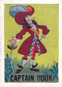 1955 Barratt Walt Disney Characters 1st Series #30 Captain Hook Front