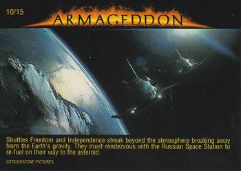 1998 Nestle Armageddon #10 Shuttles Freedom and Independence... Back