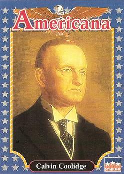 1992 Starline Americana #67 Calvin Coolidge Front
