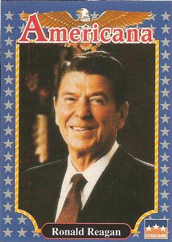 1992 Starline Americana #83 Ronald Reagan Front