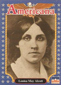 1992 Starline Americana #100 Louisa May Alcott Front
