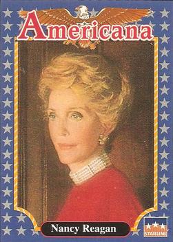 1992 Starline Americana #159 Nancy Reagan Front