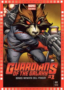 2013 Upper Deck Marvel Now! - Cutting Edge Covers Variants #123-JQ Guardians of the Galaxy #1 Front