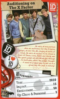 2013 Top Trumps One Direction The Journey So Far #NNO Auditioning On The X Factor Front