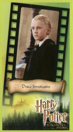 2001 Wizards Harry Potter and the Sorcerer's Stone #47 Draco Investigates Front