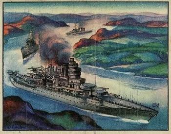 1939 Gum Inc. World In Arms (R173) #Ships 1 United States Battleship 