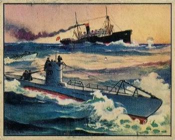 1939 Gum Inc. World In Arms (R173) #Ships 6 New German Submarine Front