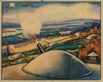 1939 Gum Inc. World In Arms (R173) #Fortifications 2 Guns of the Maginot Line in Action Front