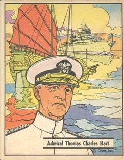 1942 War Gum (R164) #9 Admiral Thomas Charles Hart Front